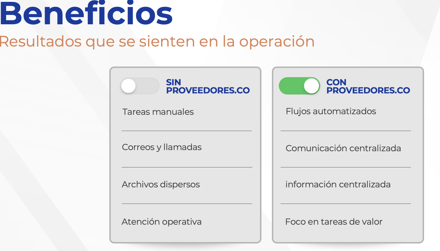 Beneficios Proveedores.co